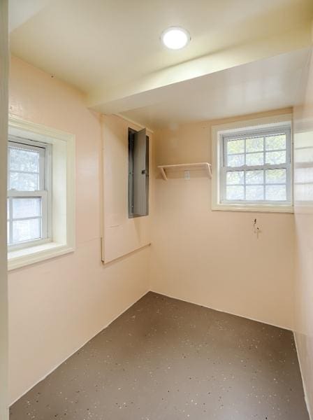 201 Lows Hollow Rd, Lopatcong Twp, NJ 08886 - basement with electric panel and recessed lighting