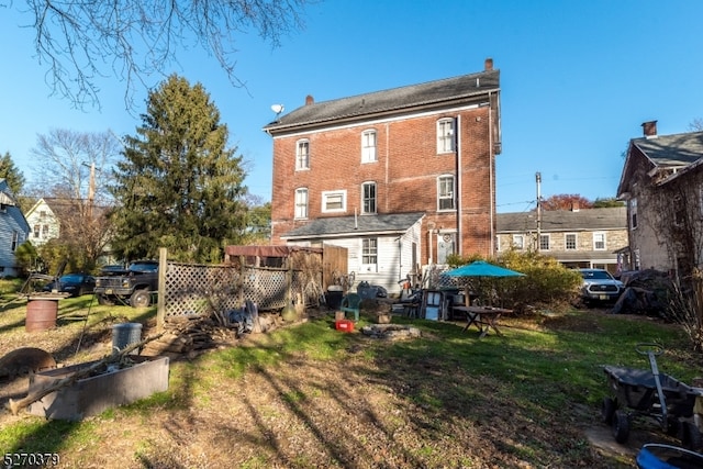 view of back of property