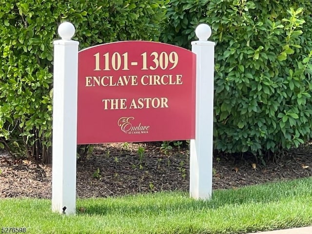 1103 Enclave Cir, Franklin Twp, NJ 08873 - view of community / neighborhood sign