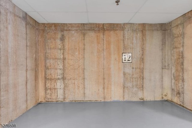 1103 Enclave Cir, Franklin Twp, NJ 08873 - basement with a drop ceiling