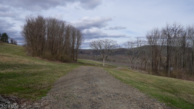 view of road