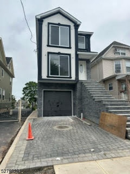 view of property with a garage