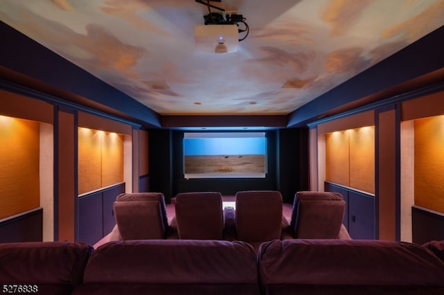 view of home theater room