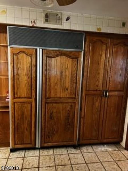 interior details featuring tile floors