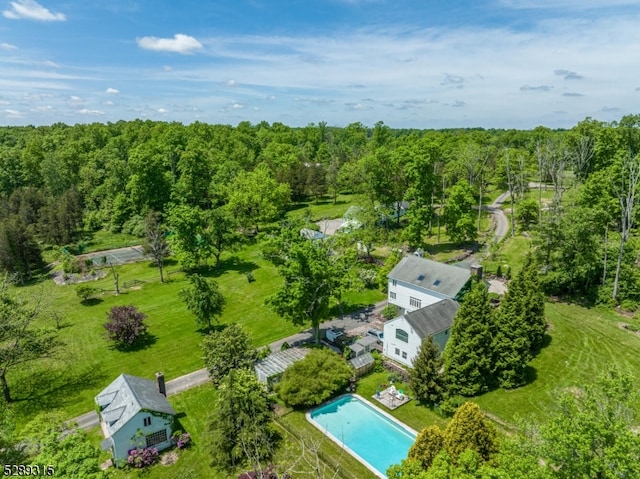 289 Locktown Rd, Kingwood Twp, NJ 08822 - bird's eye view with a forest view