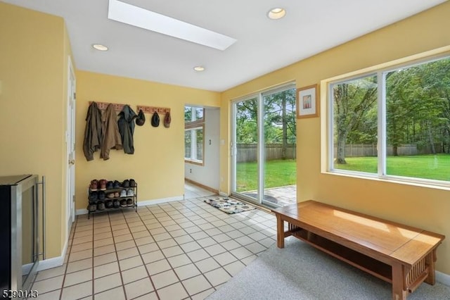 268 Stonehouse Rd, Bernards Twp, NJ 07920 - sunroom / solarium with a skylight