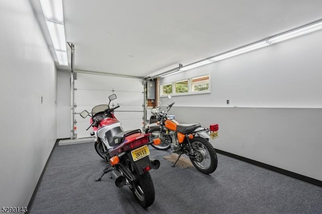 268 Stonehouse Rd, Bernards Twp, NJ 07920 - garage with baseboards