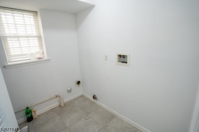 laundry room featuring washer hookup and gas dryer hookup