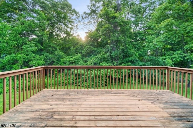 view of deck