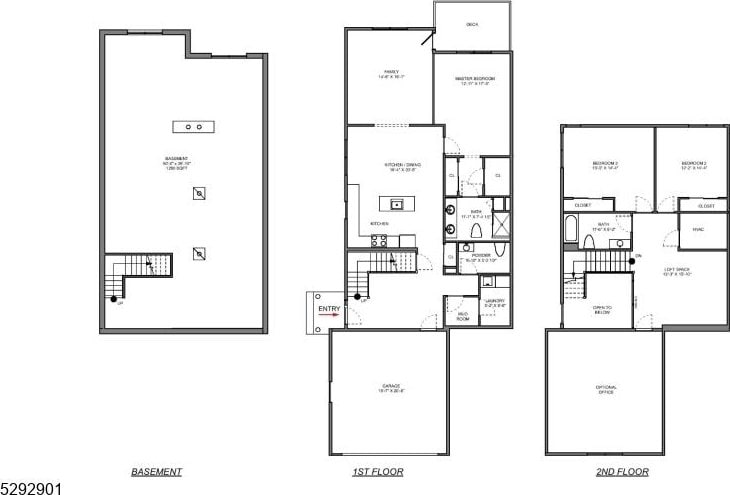 8 Remington Ct Unit 8, Howell Twp, NJ 07727 - view of property floor plan
