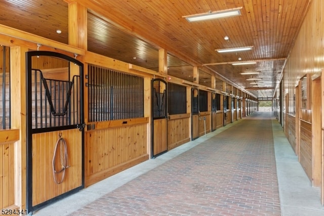 view of stable