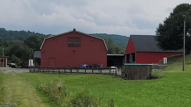 view of property exterior featuring a yard