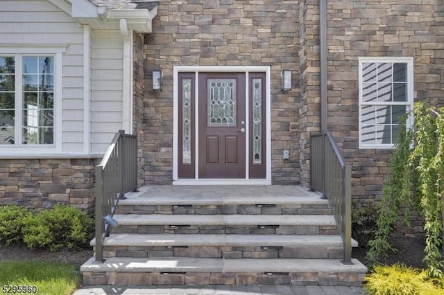 view of entrance to property