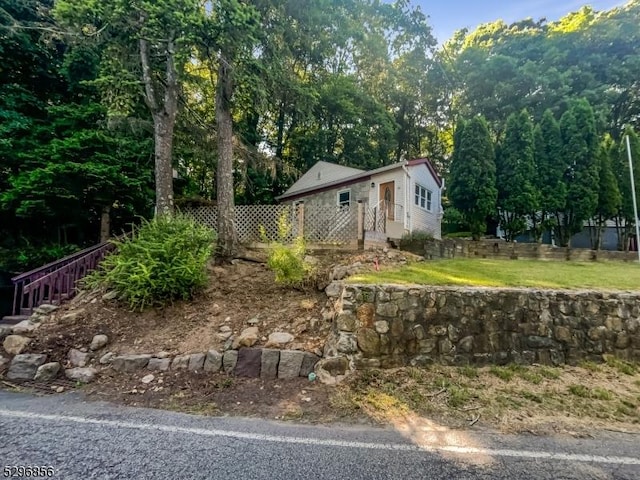 view of front of home