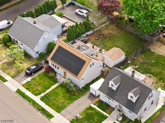 view from above of property