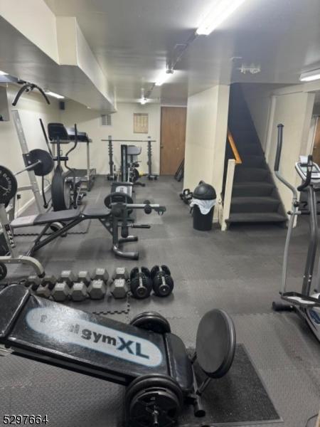 view of workout area