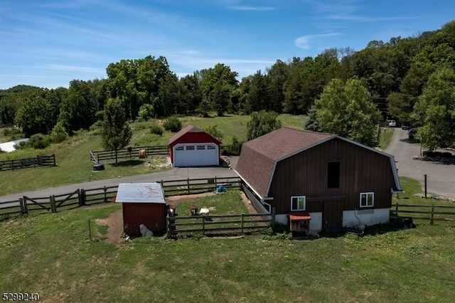 154 Meadows Rd, Lafayette Twp, NJ 07848 - drone / aerial view featuring a rural view