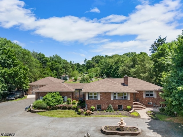 view of ranch-style home