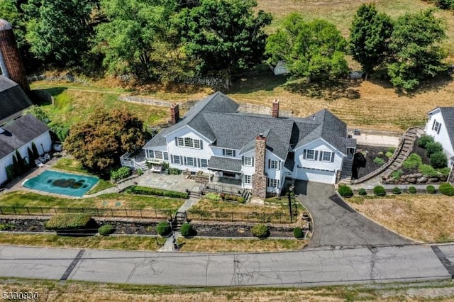 drone / aerial view