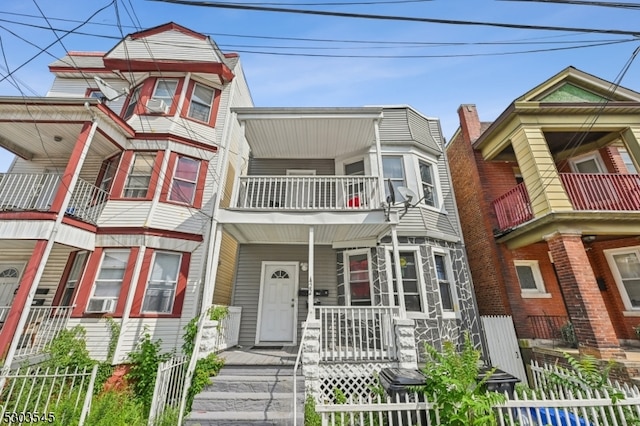 view of property featuring a balcony