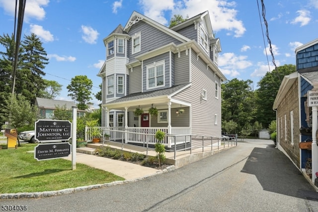 victorian home with a porch