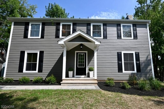 view of colonial inspired home