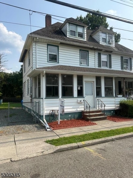 view of front of home