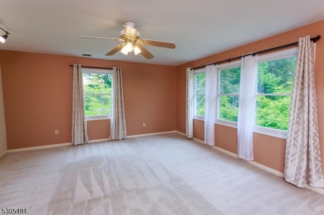 47 Sarepta Rd, White Twp, NJ 07823 - carpeted empty room with a ceiling fan and baseboards