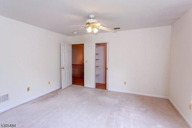 47 Sarepta Rd, White Twp, NJ 07823 - spare room featuring ceiling fan, carpet floors, and baseboards