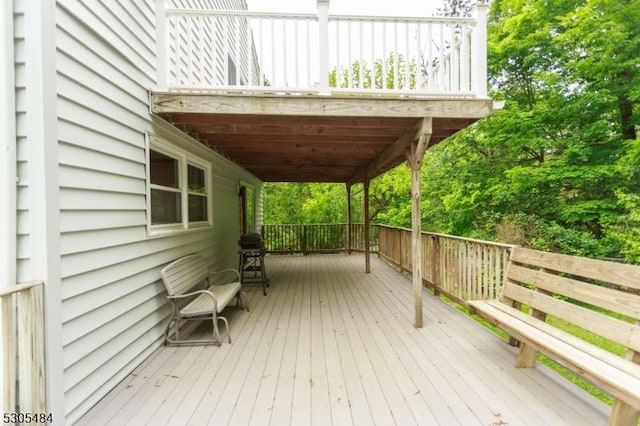 47 Sarepta Rd, White Twp, NJ 07823 - view of deck