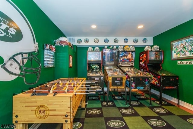 view of game room