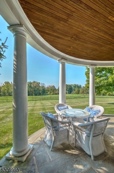 view of patio