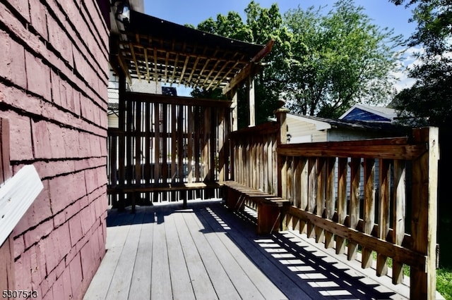 view of deck