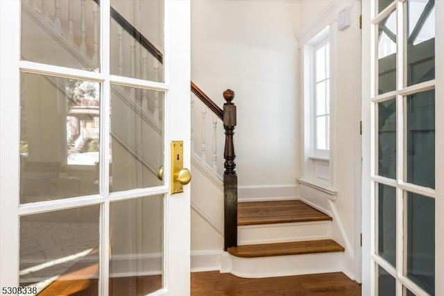 interior space featuring french doors