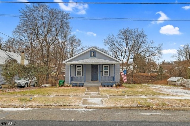 bungalow with covered porch