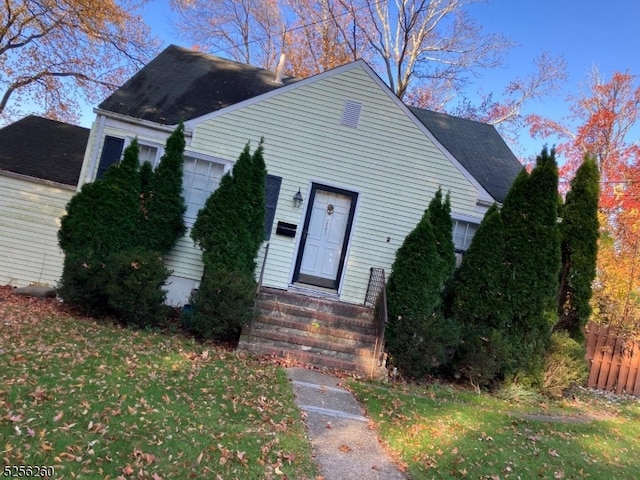 view of bungalow-style house