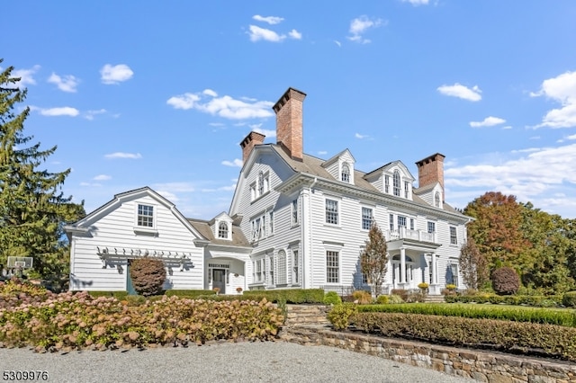 exterior space featuring covered porch