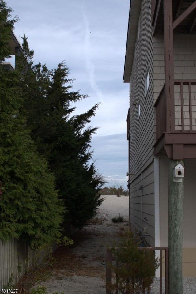 view of home's exterior