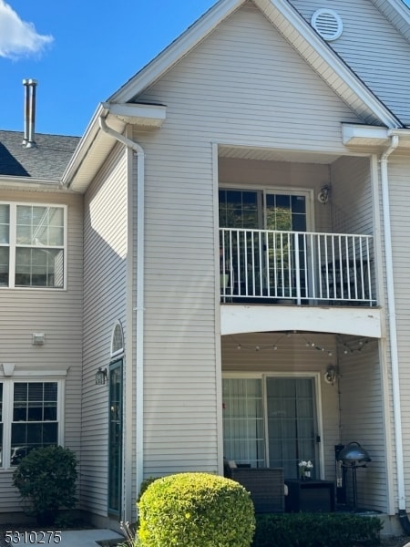 exterior space with a balcony