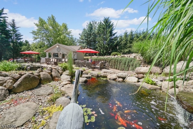 exterior space featuring a patio