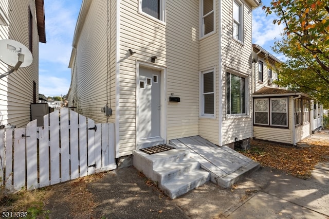 view of entrance to property