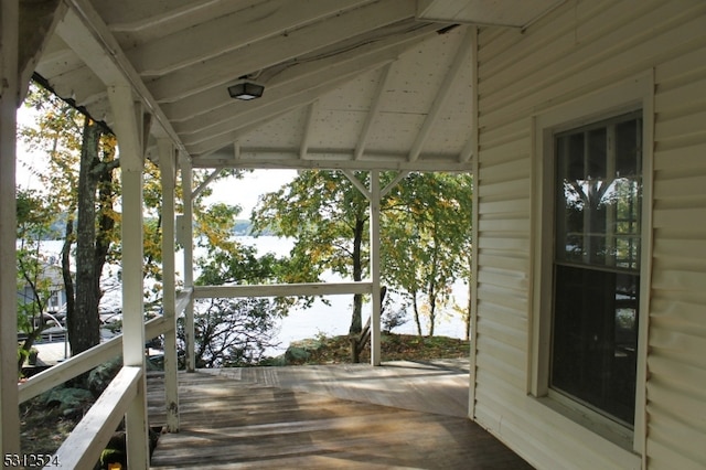 view of deck