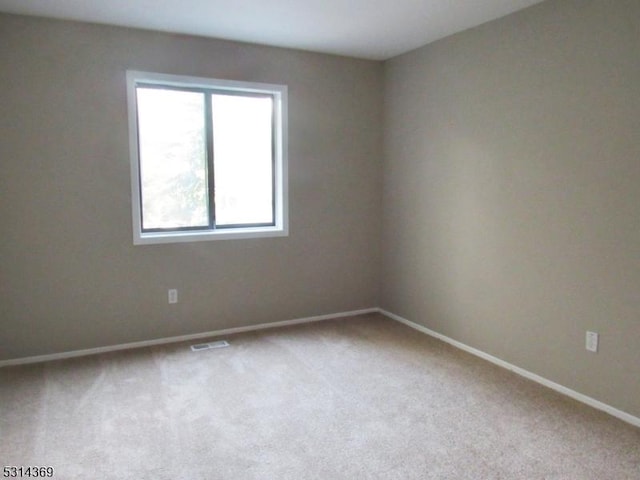 spare room featuring carpet flooring