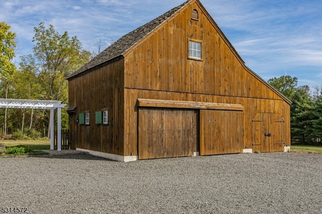 view of outbuilding