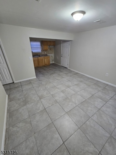 view of unfurnished living room