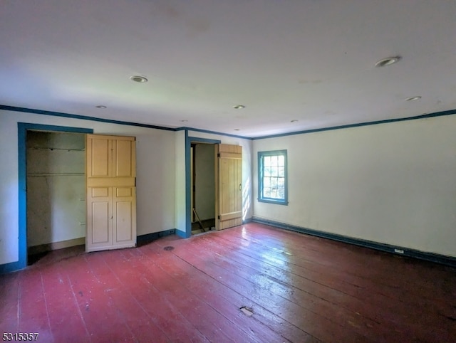 interior space with wood-type flooring