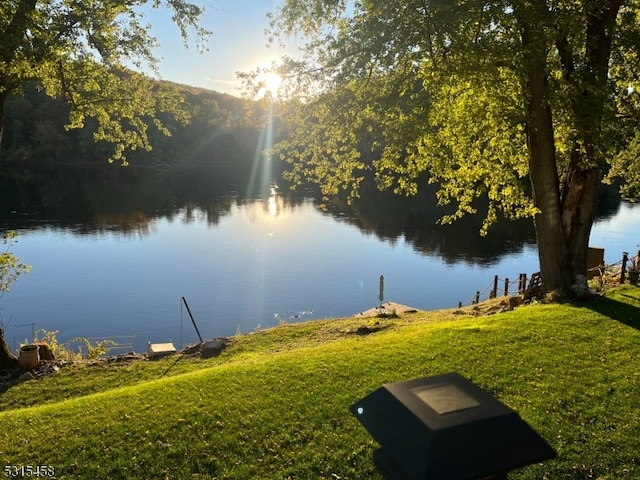 view of water feature