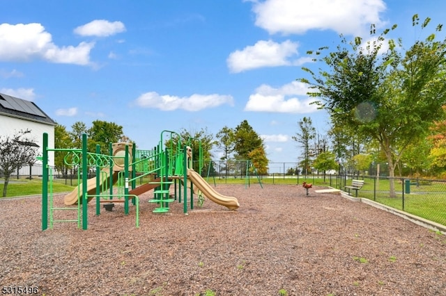 view of play area