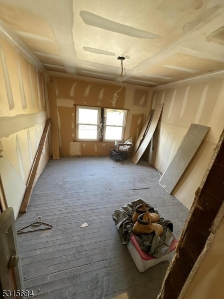 misc room featuring hardwood / wood-style flooring