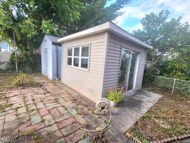 view of outbuilding